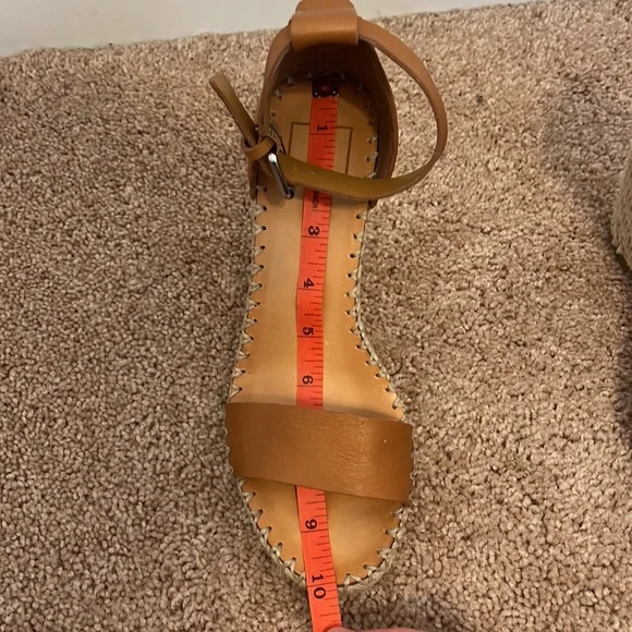 Dolce Vita Cognac Espadrille Wedges 8.5 - Picture 6 of 6